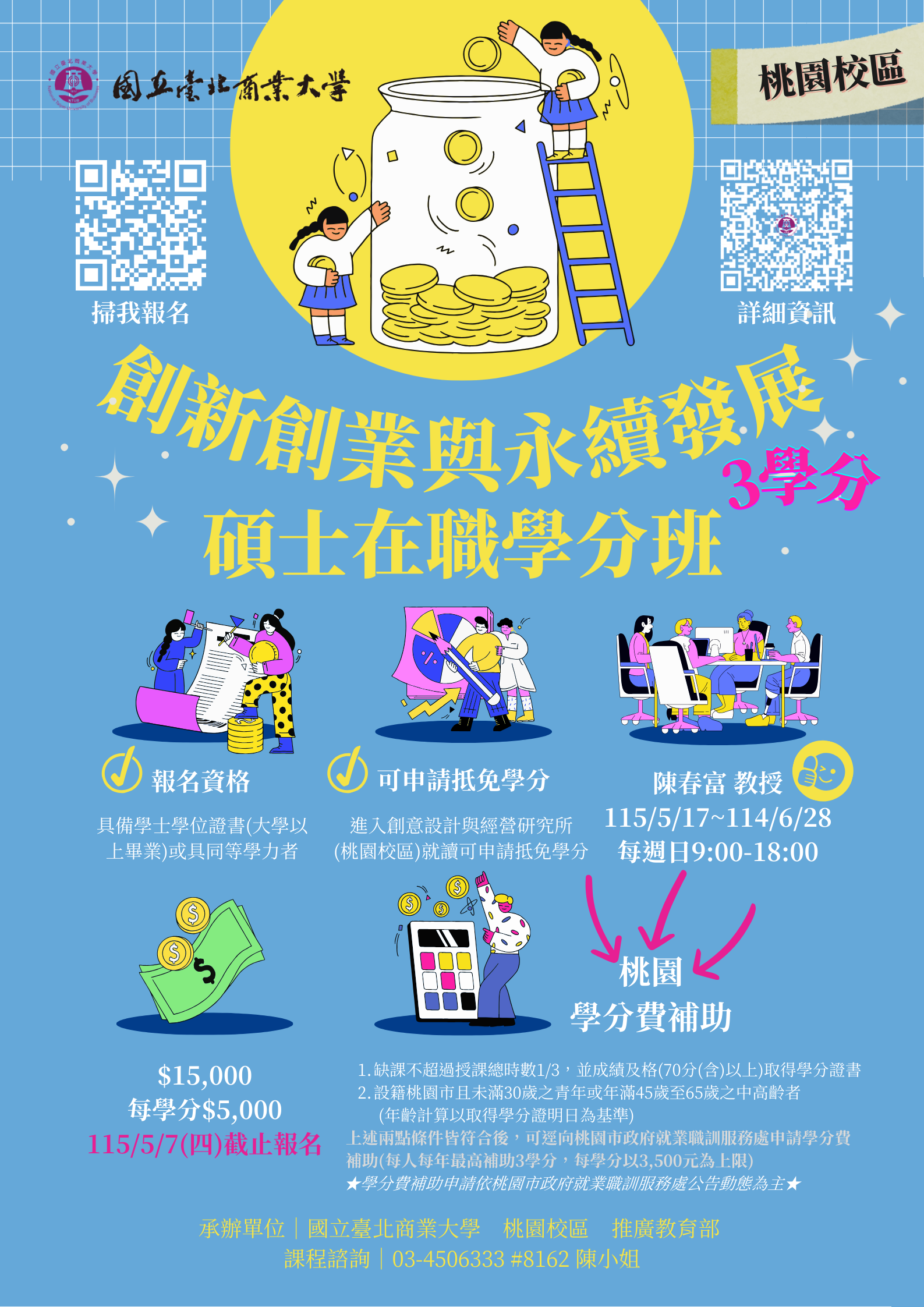 115_創新創業與永續發展碩士在職學分班